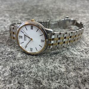 Citizen Eco Drive Men's Watch Stiletto G431-T001793 Two Tone 33mm Sapphire Cryst